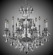 American Brass & Crystal CH7425-A-01G-PI - 12 Light Chandelier